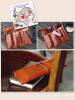 niceEshop(TM) New Fashion Twilight Retro Style Bandage Synthetic Leather Pen Bag Pencil Case Makeup Cosmetic